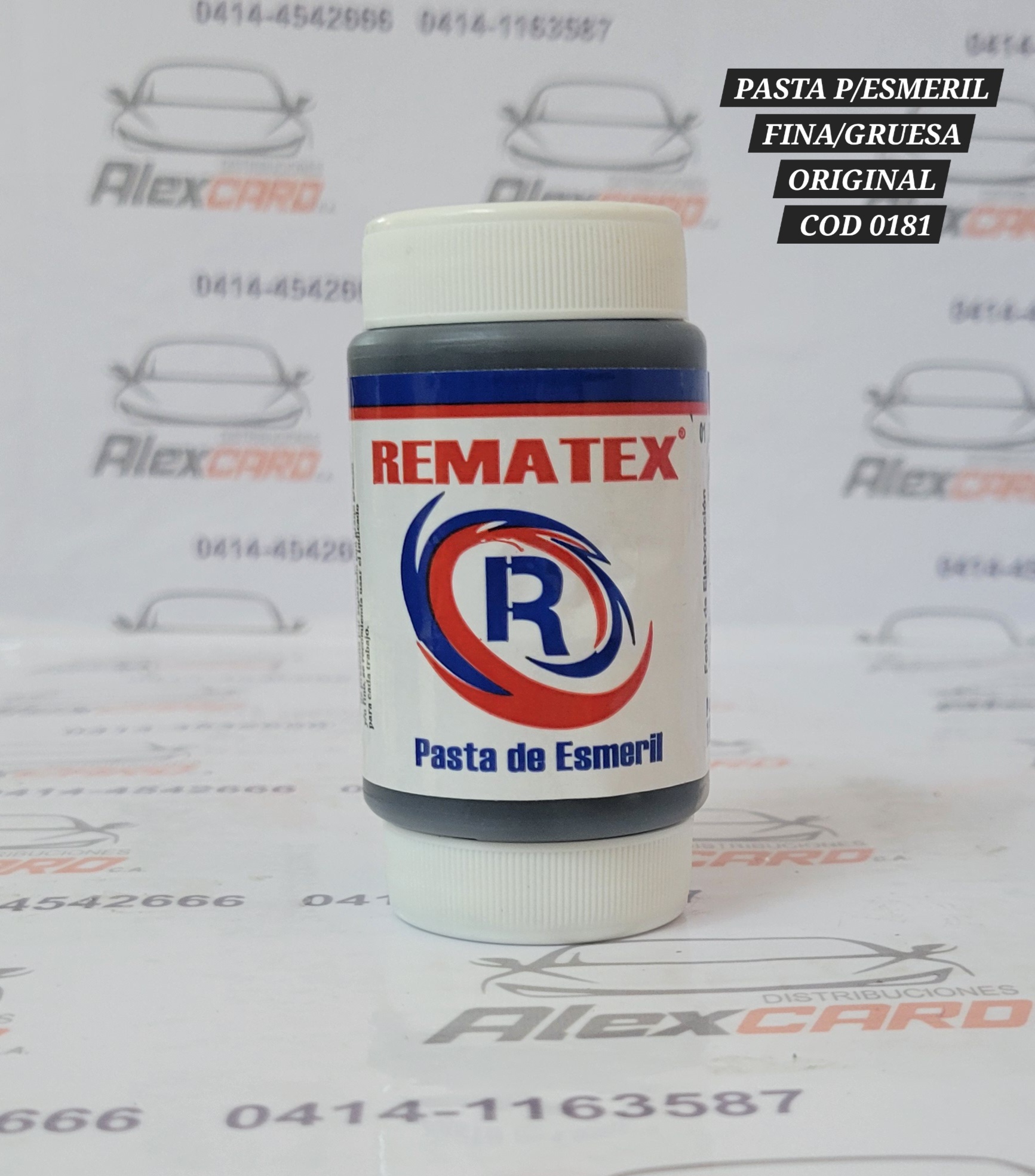 PASTA P/ESMERIL FINA/GRUESA 120G REMATEX